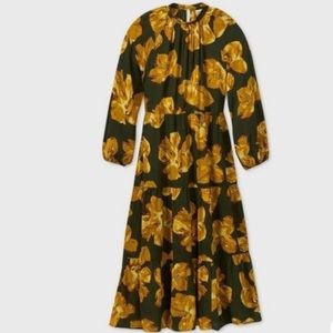 A new day Tiered Midi Dress